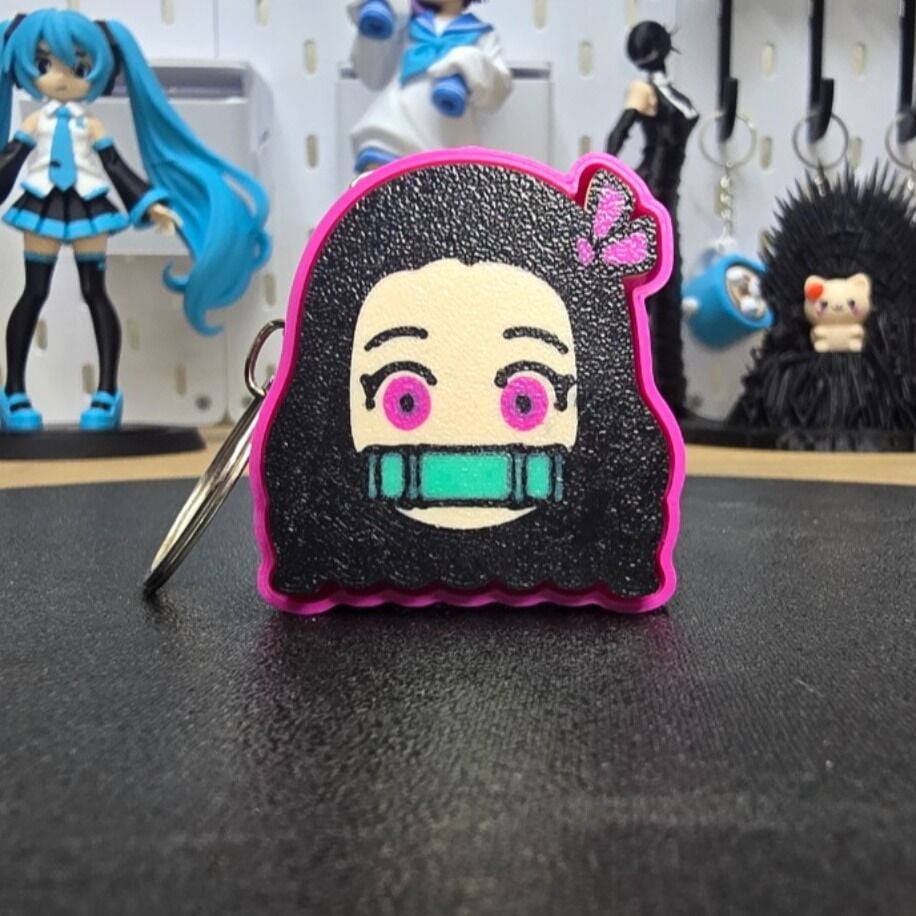 Demon Slayer Clickerlı Anahtarlıkları