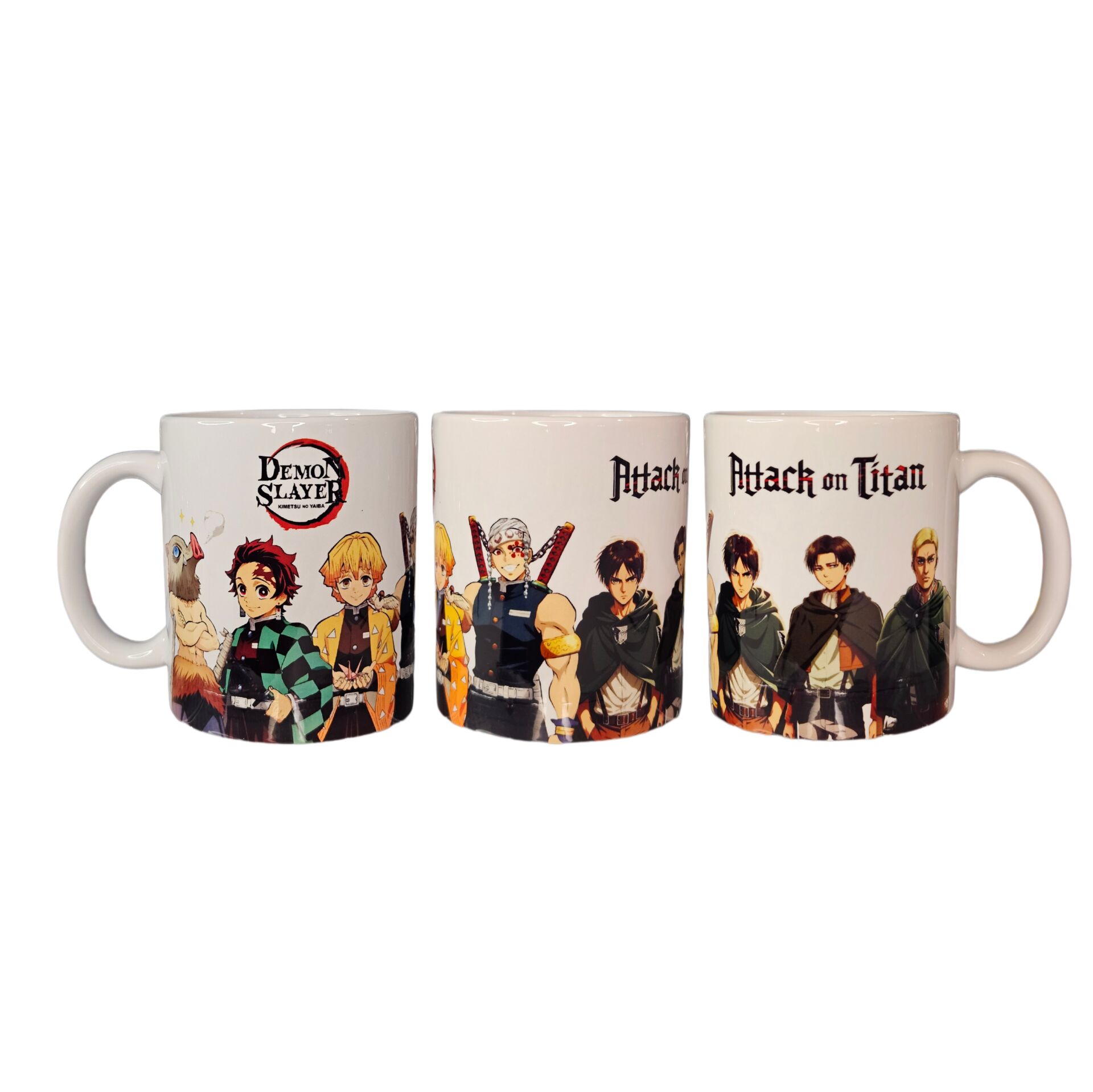 Demon Slayer & Attack on Titan Porselen Kupa