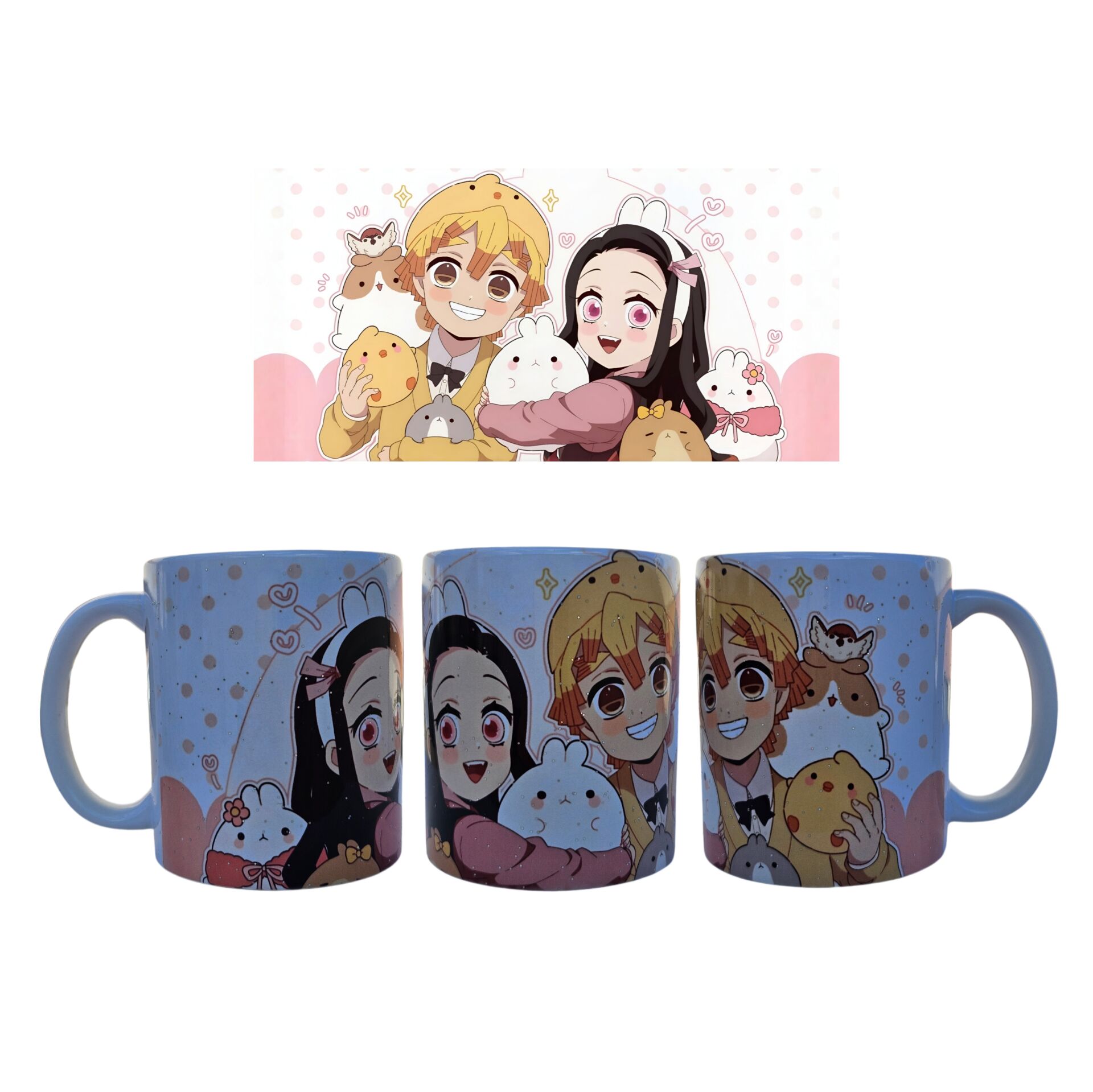 Nezuko & Zenitsu Porselen Kupa