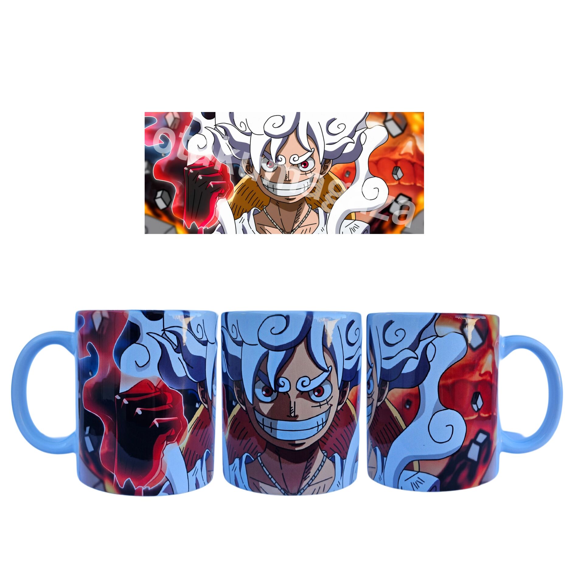 Luffy Gear 5 Porselen Kupa