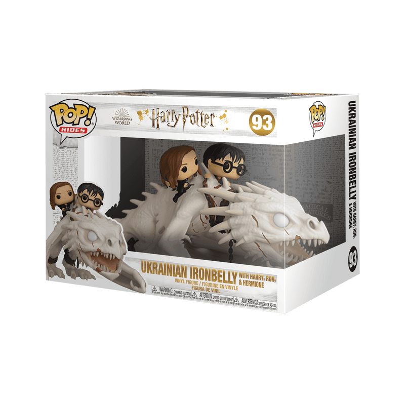 Harry Potter Gringotts Dragon with Harry, Ron and Hermione Funko POP