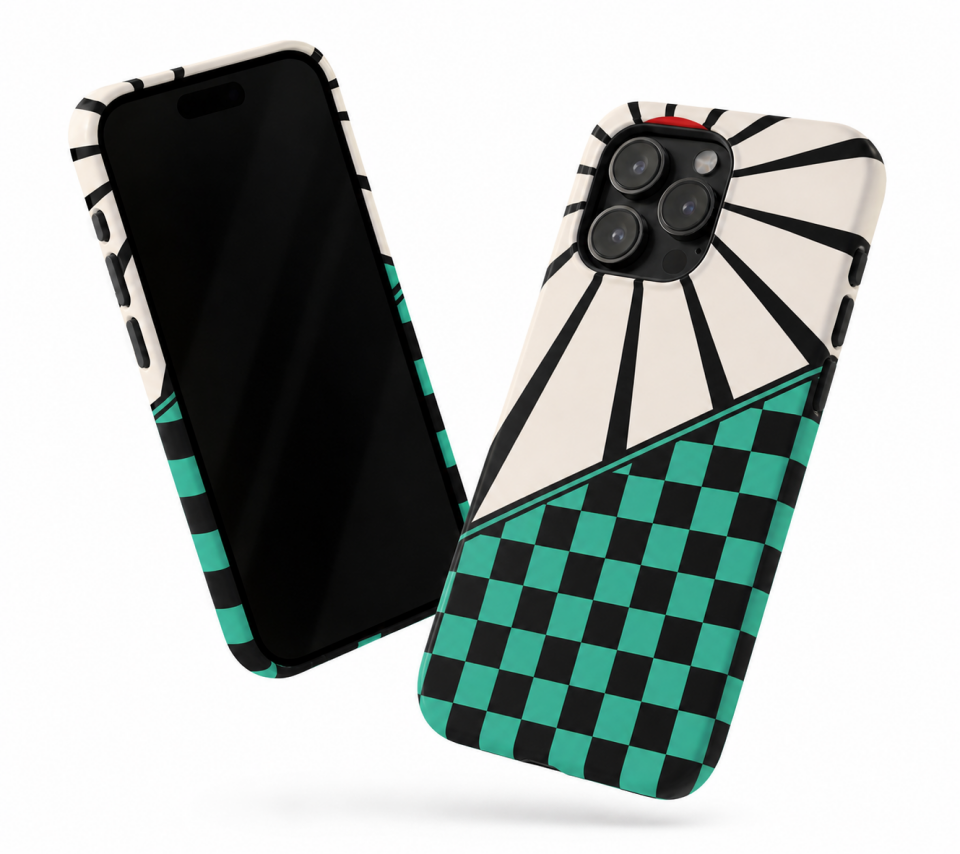 Demon Slayer Çift Katmanlı Telefon Kılıfları Set-1