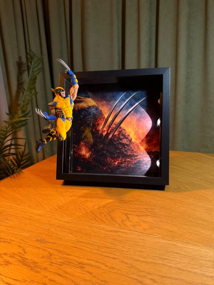 Wolverine Figürlü Dekoratif Çerçeve