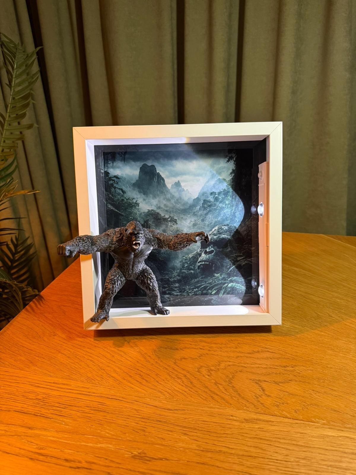 King Kong Figürlü Dekoratif Çerçeve