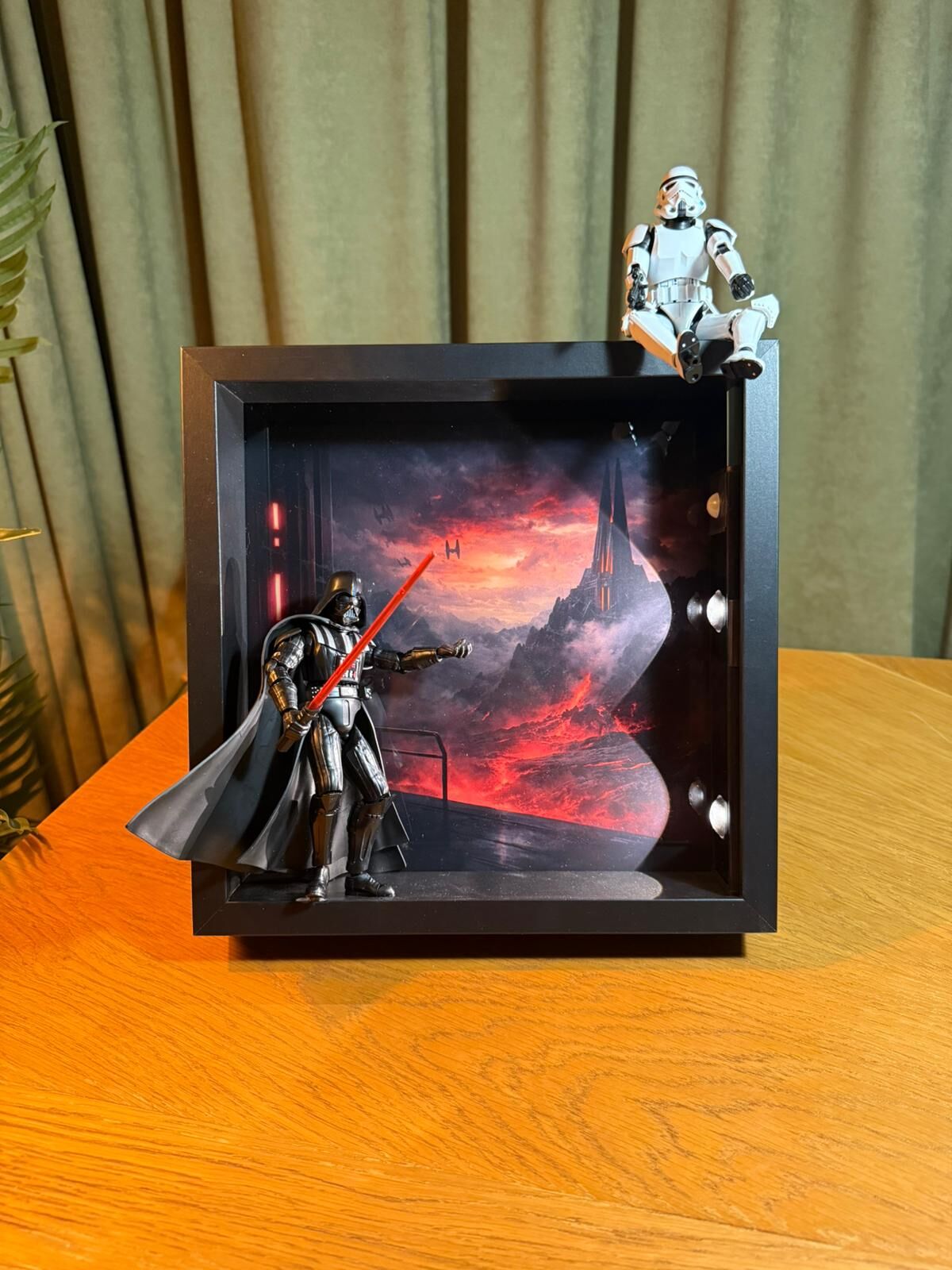 Darth Vader & Stormtrooper Figürlü Dekoratif Çerçeve