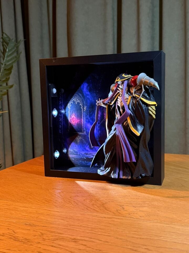 Ainz Ooal Gown Figürlü Dekoratif Çerçeve