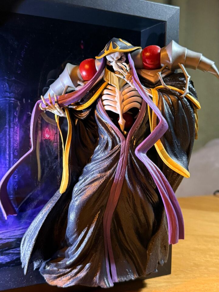 Ainz Ooal Gown Figürlü Dekoratif Çerçeve