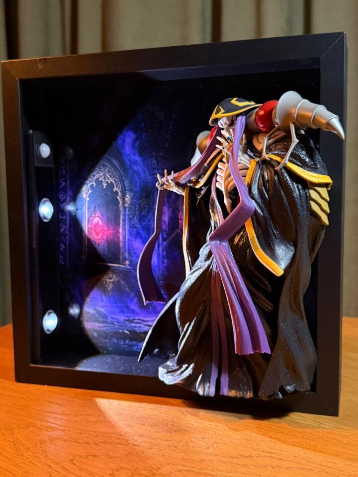Ainz Ooal Gown Figürlü Dekoratif Çerçeve