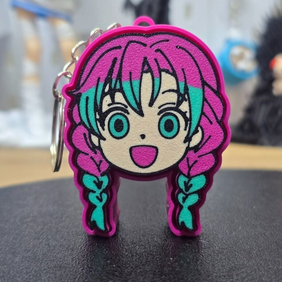 Demon Slayer Clickerlı Anahtarlık Seti