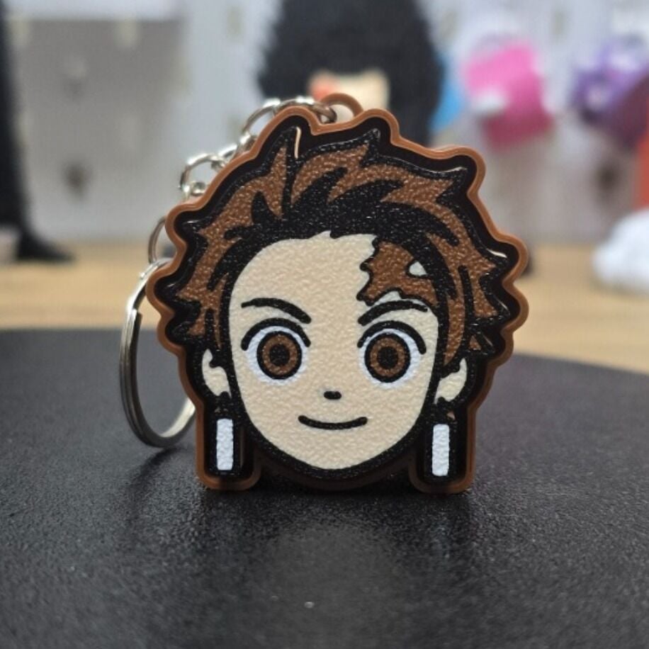 Demon Slayer Clickerlı Anahtarlık Seti